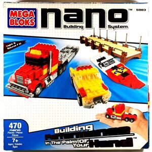 Mega Bloks 5983 NANO BUILDING SYSTYEM, New, See Pics/Descr.